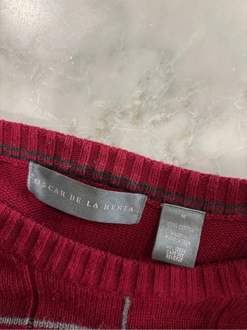 Oscar de la Renta classic crewneck